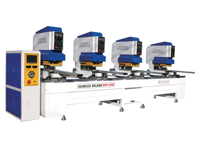 Mid-range configuration four-head seamless welding machine