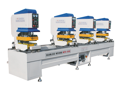 General  configuration four-head seamless welding machine